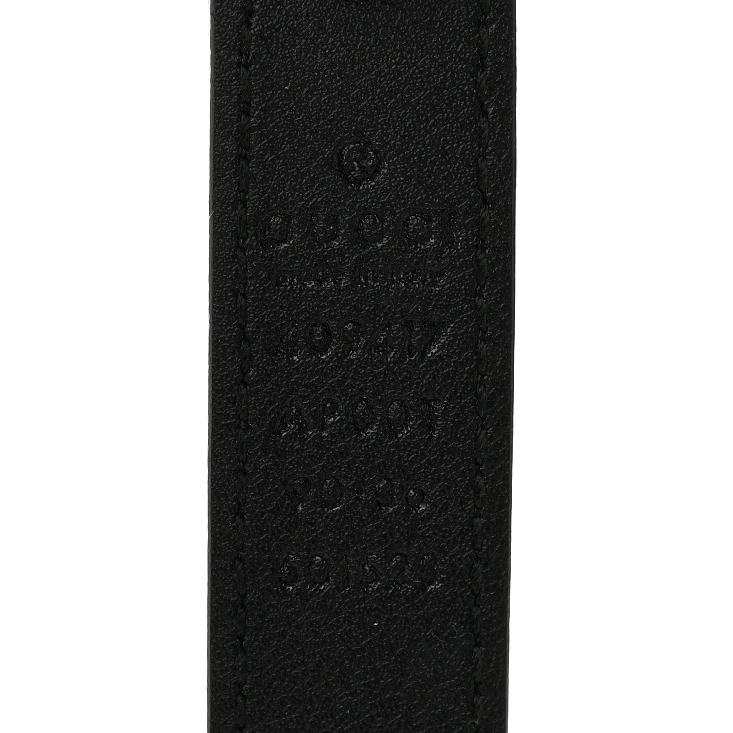 Gucci Calfskin Double G 20mm Belt 90 36 Black