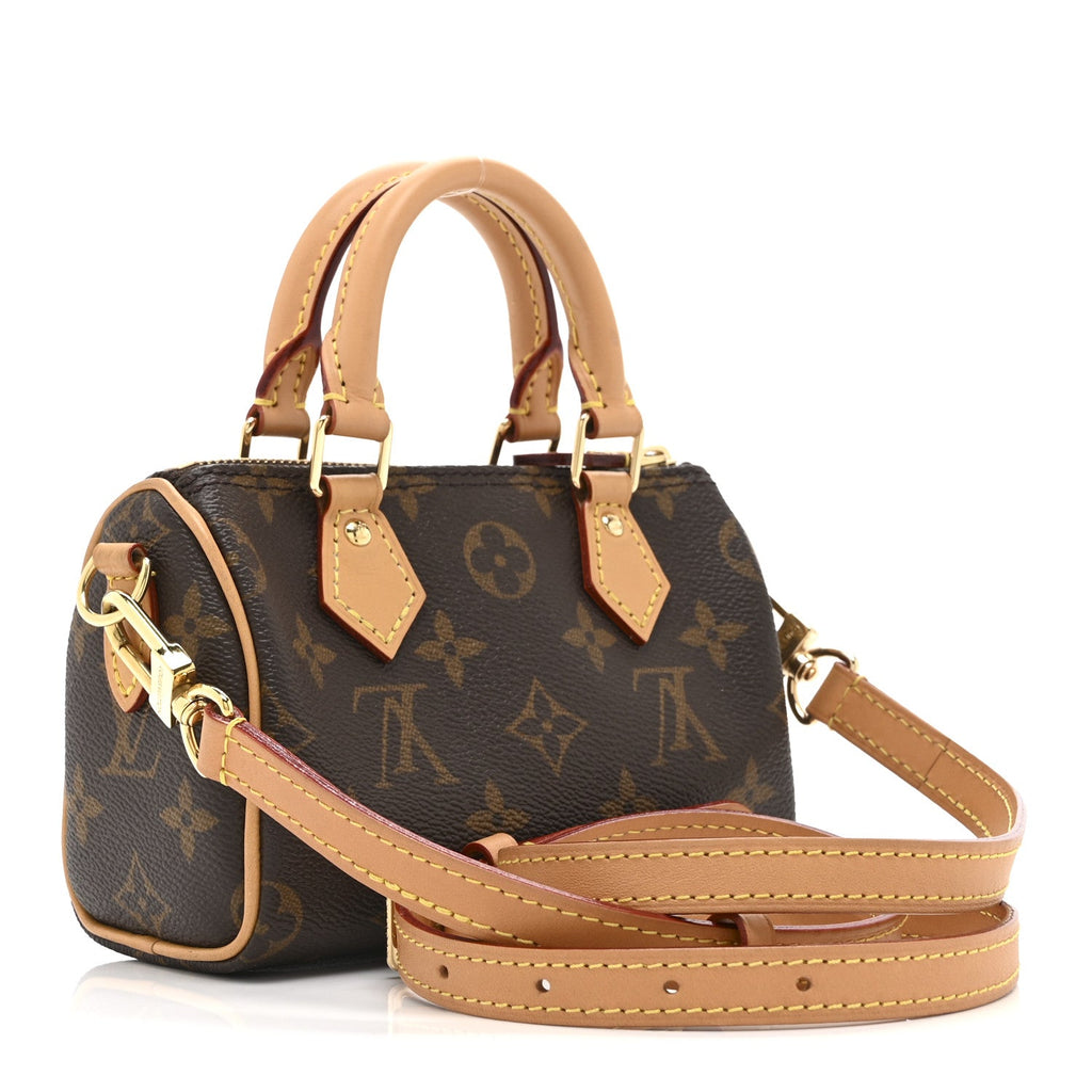 Louis Vuitton Monogram Nano Speedy Bandouliere