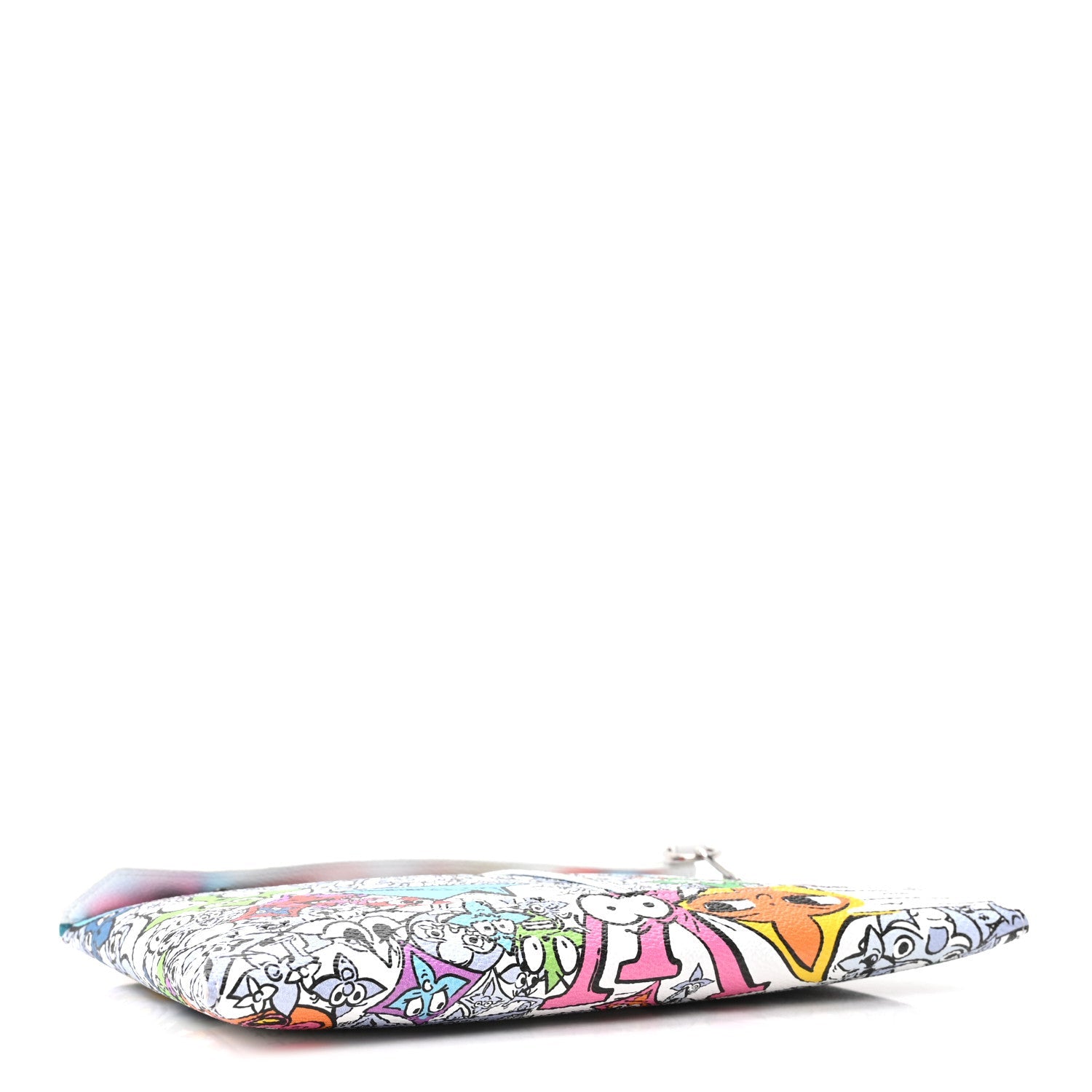 Louis Vuitton Monogram Comics Trio Envelope Pouch Multicolor