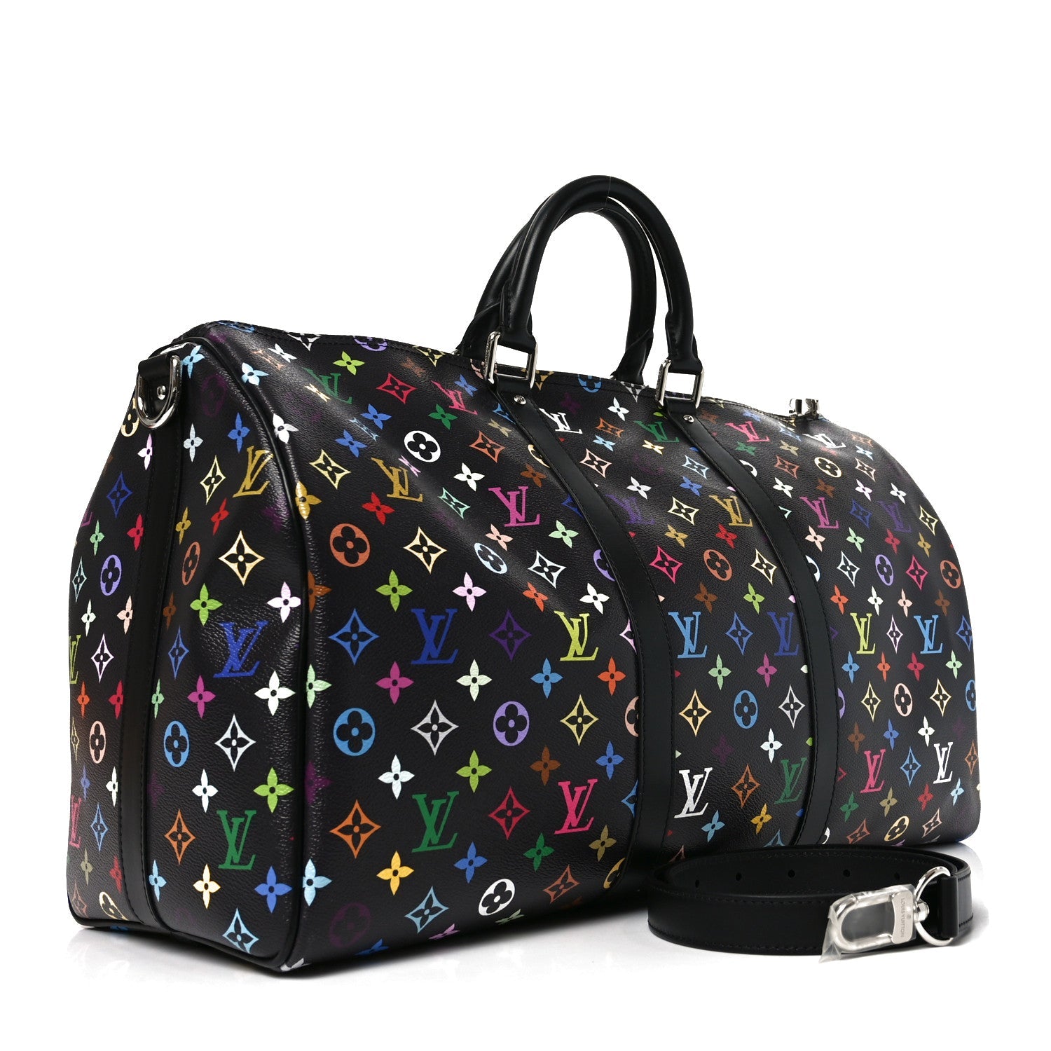 Louis Vuitton LV X TM Monogram Multicolor Keepall Bandouliere 50 Black