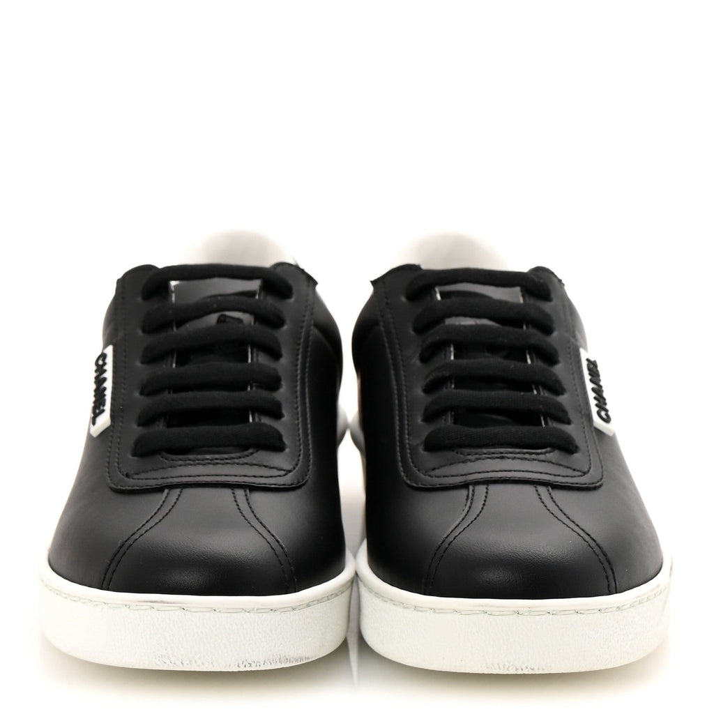 Calfskin CC Womens Sneakers 36 Black