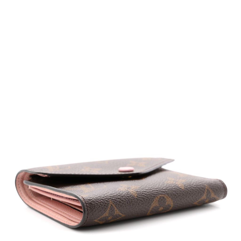 Louis Vuitton Monogram Victorine Wallet Rose Ballerine