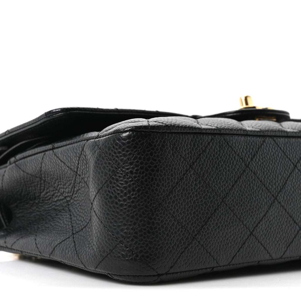 Chanel Caviar Quilted Medium Double Flap Black
