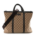 Gucci GG Monogram Large Joy Tote Bag Dark Brown