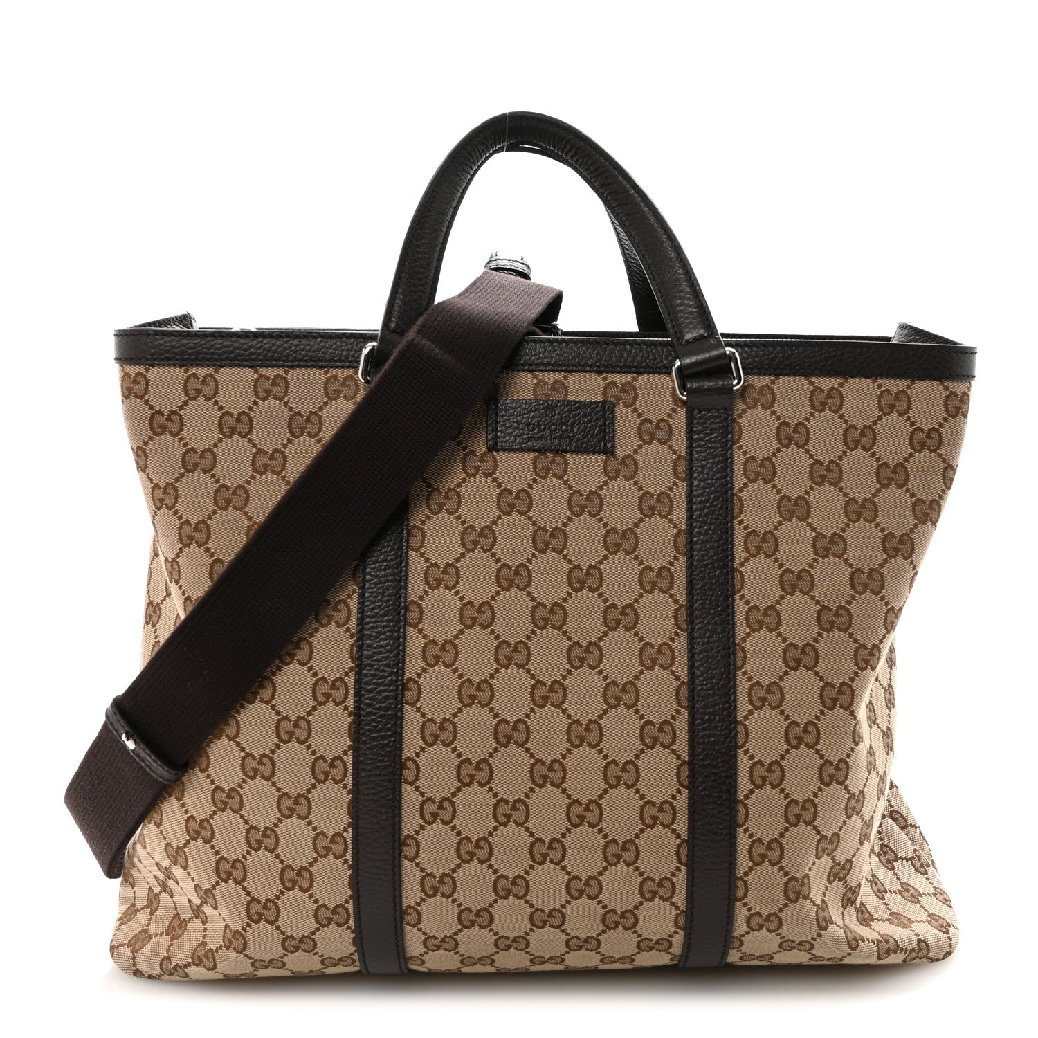 Gucci GG Monogram Large Joy Tote Bag Dark Brown