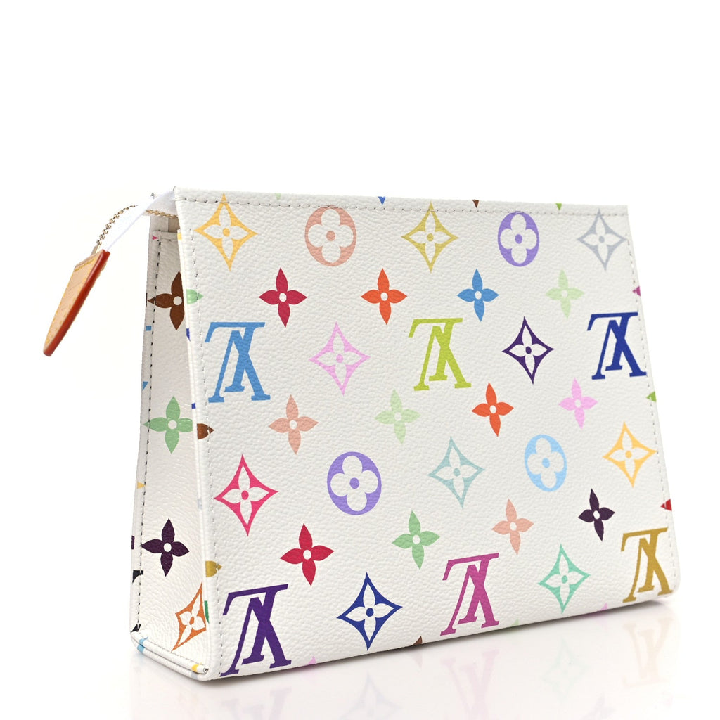 Louis Vuitton X TM Monogram Multicolor Toiletry Pouch 19 White
