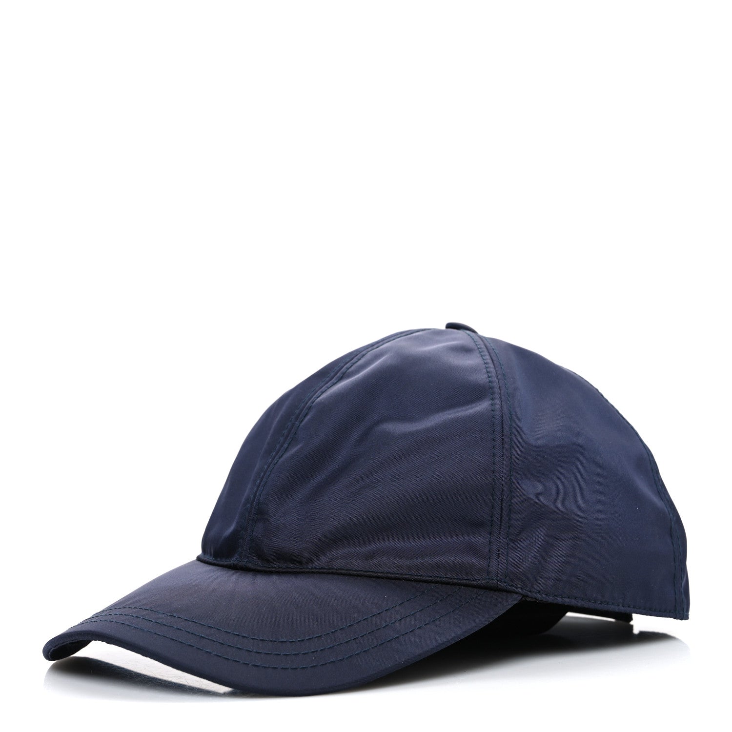 Prada Re-Nylon Mens Baseball Cap M Bleu