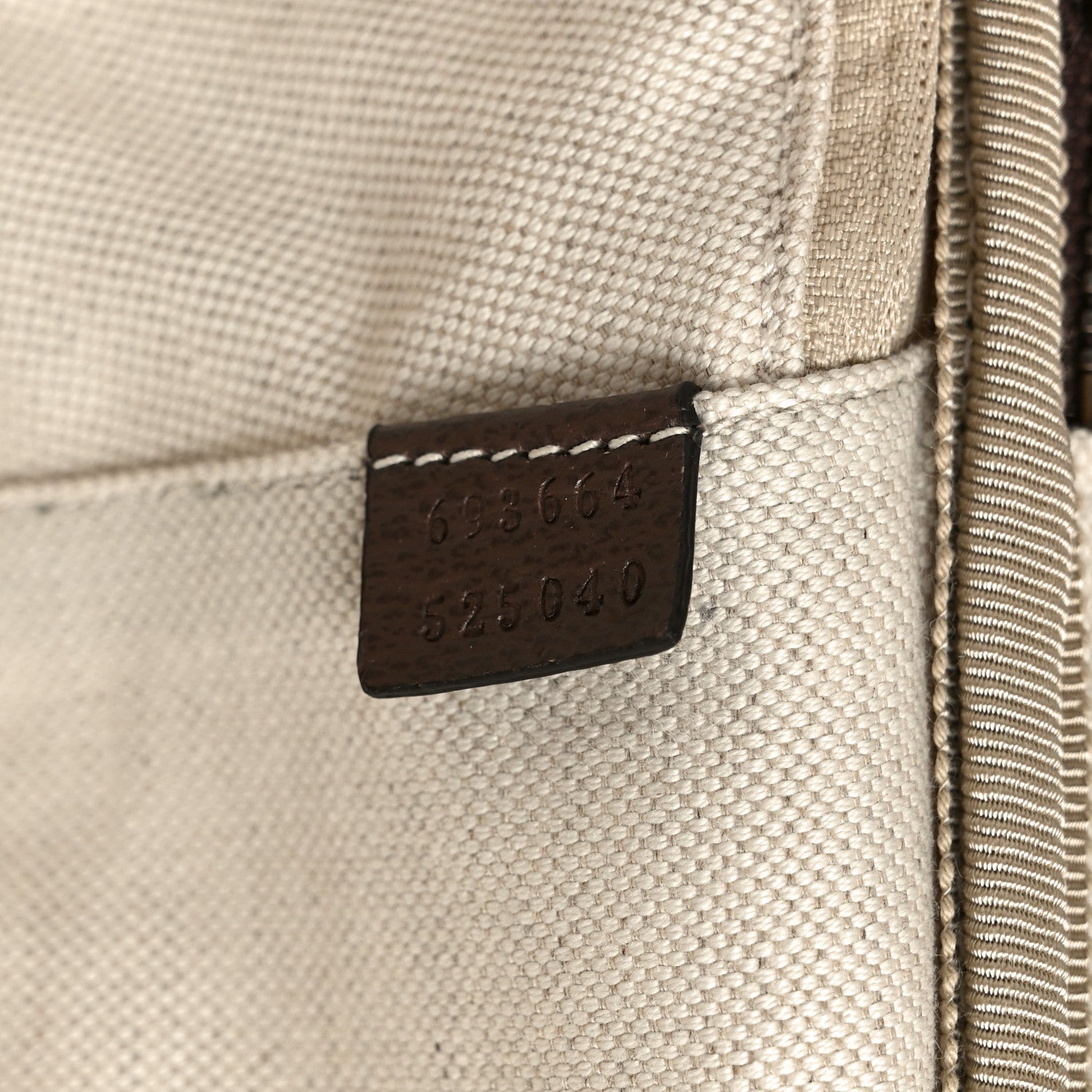 Gucci GG Supreme Monogram Web Medium Savoy Trolley Beige Ebony