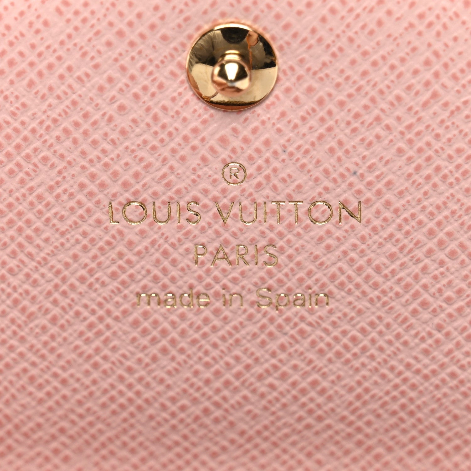 Louis Vuitton Damier Ebene Rosalie Coin Purse Rose Ballerine