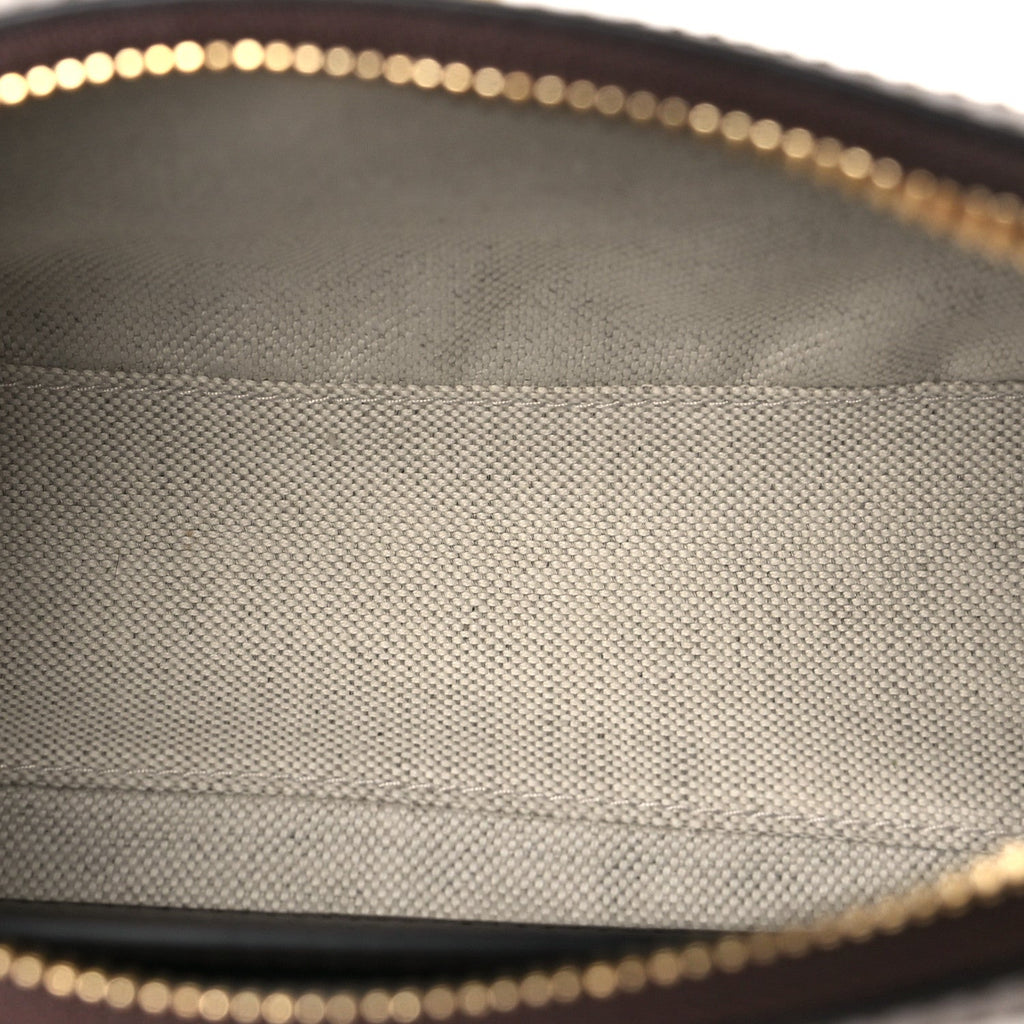 Gucci GG Supreme Monogram Textured Dollar Calfskin Web Small Ophidia GG Handbag Beige Ebony New Acero