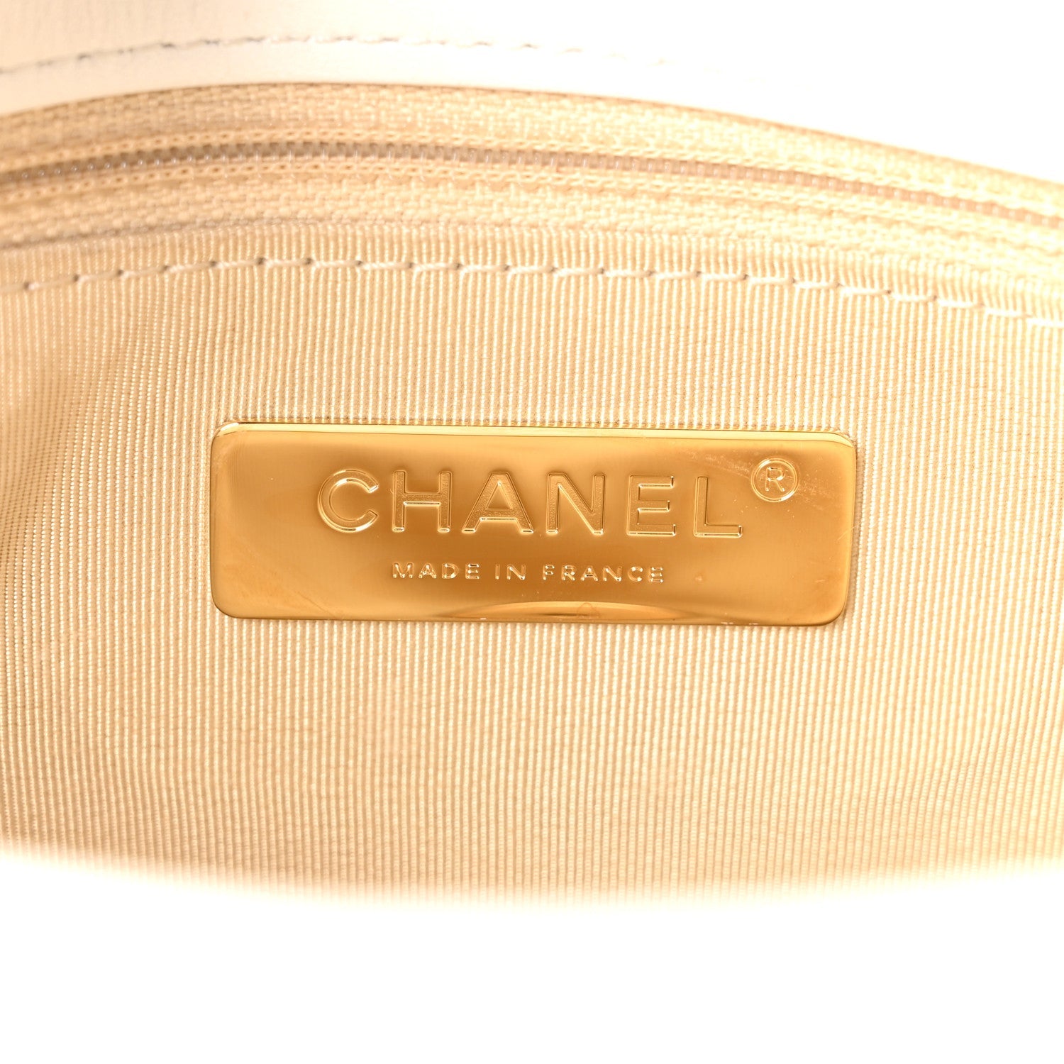 Chanel Goatskin Quilted Large Chanel 19 Flap White