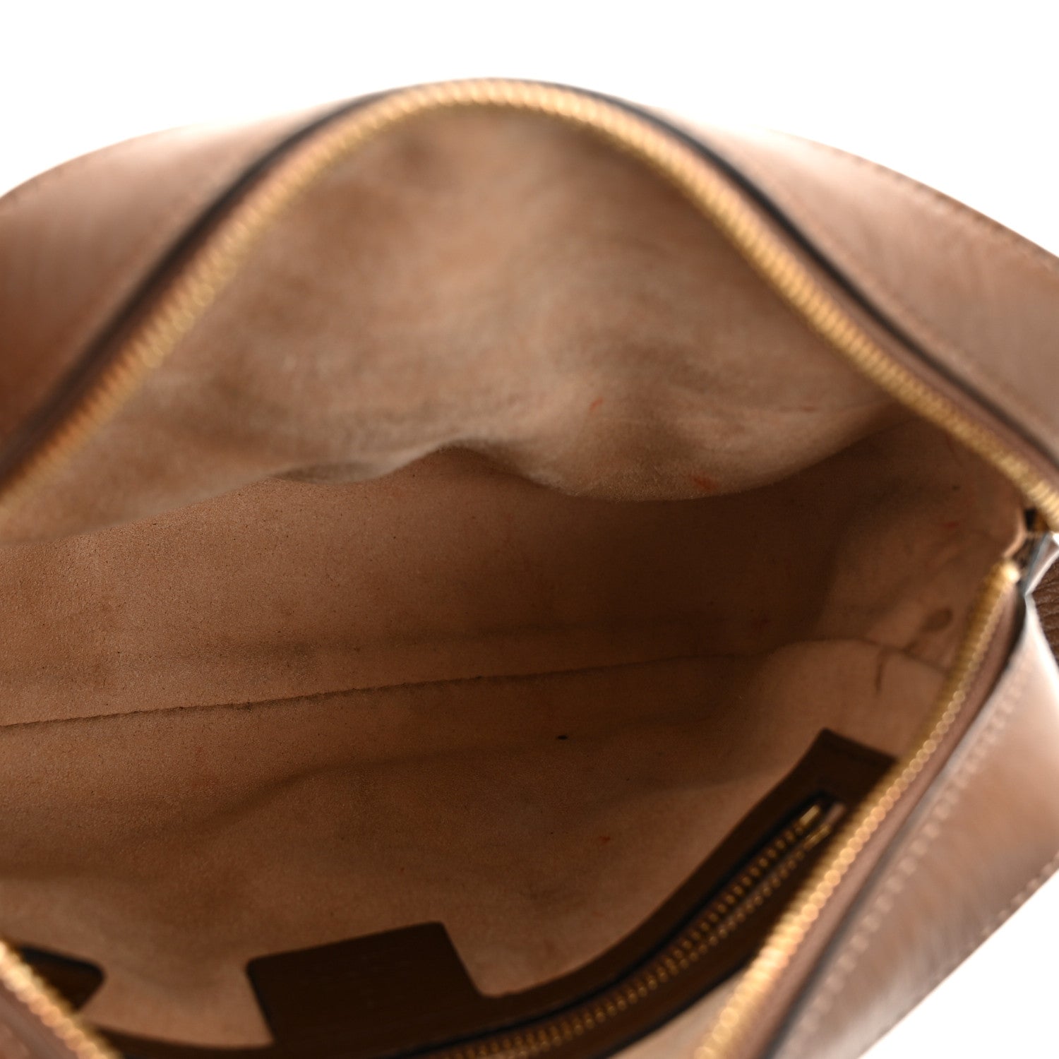 Gucci GG Supreme Monogram Small Horsebit 1955 Shoulder Bag Beige Brown Sugar