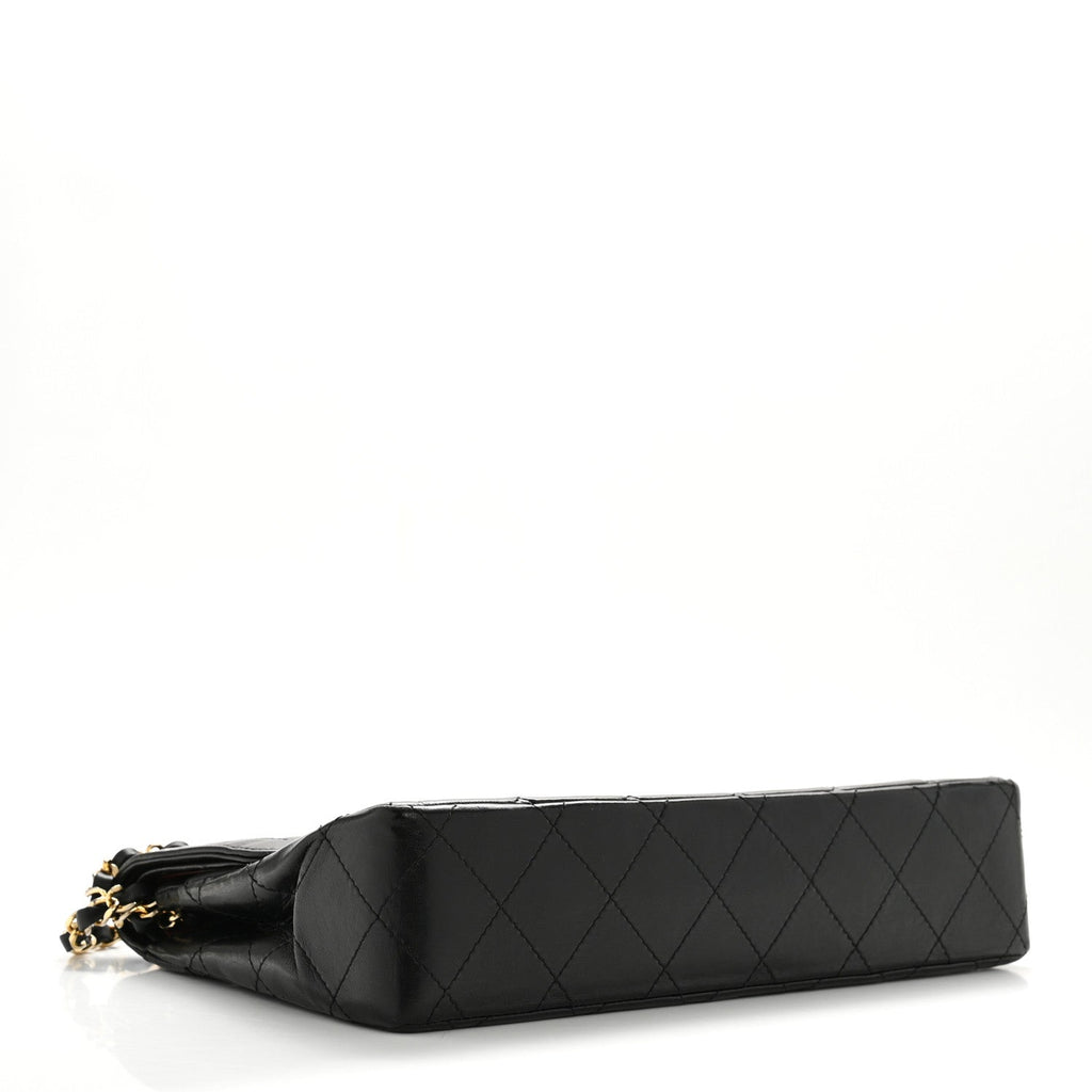 Chanel Lambskin Medium Double Flap Black