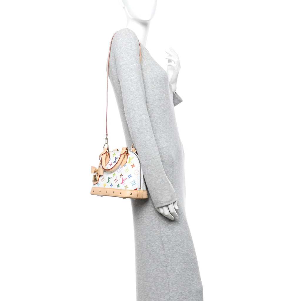 Louis Vuitton LV x TM Monogram Multicolor Alma BB White