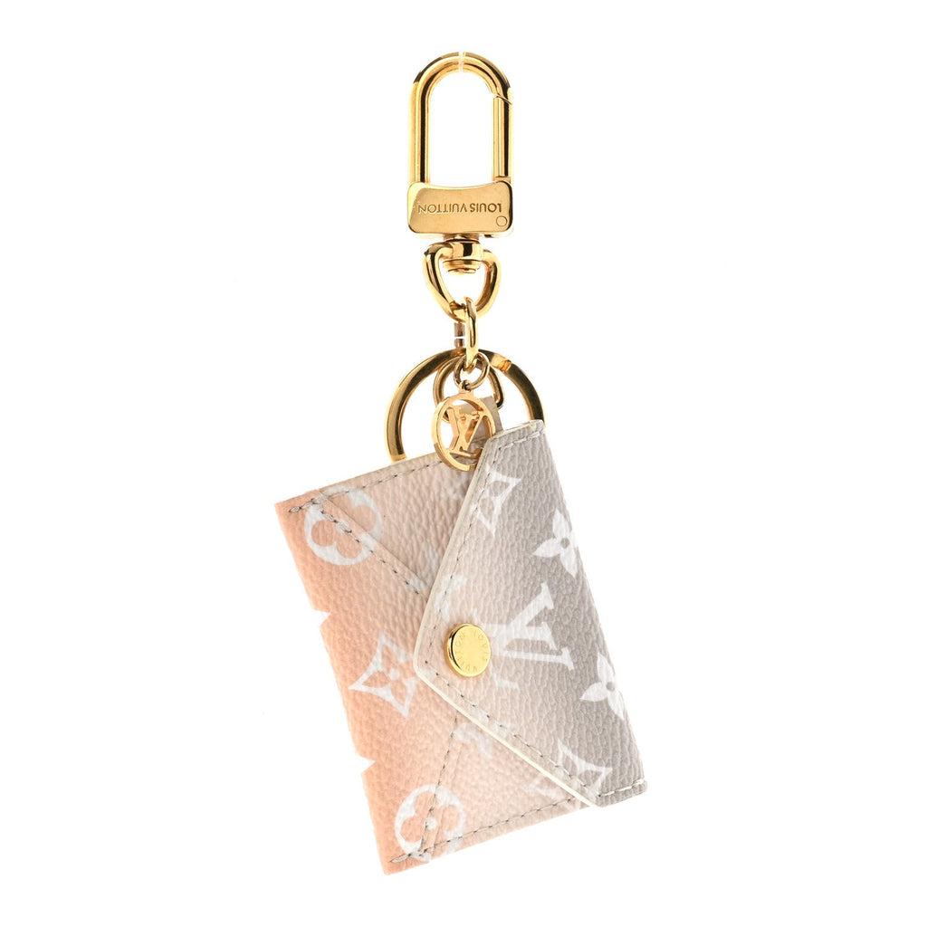 Louis Vuitton Monogram By The Pool Kirigami Pouch Key Holder Bag Charm Brume