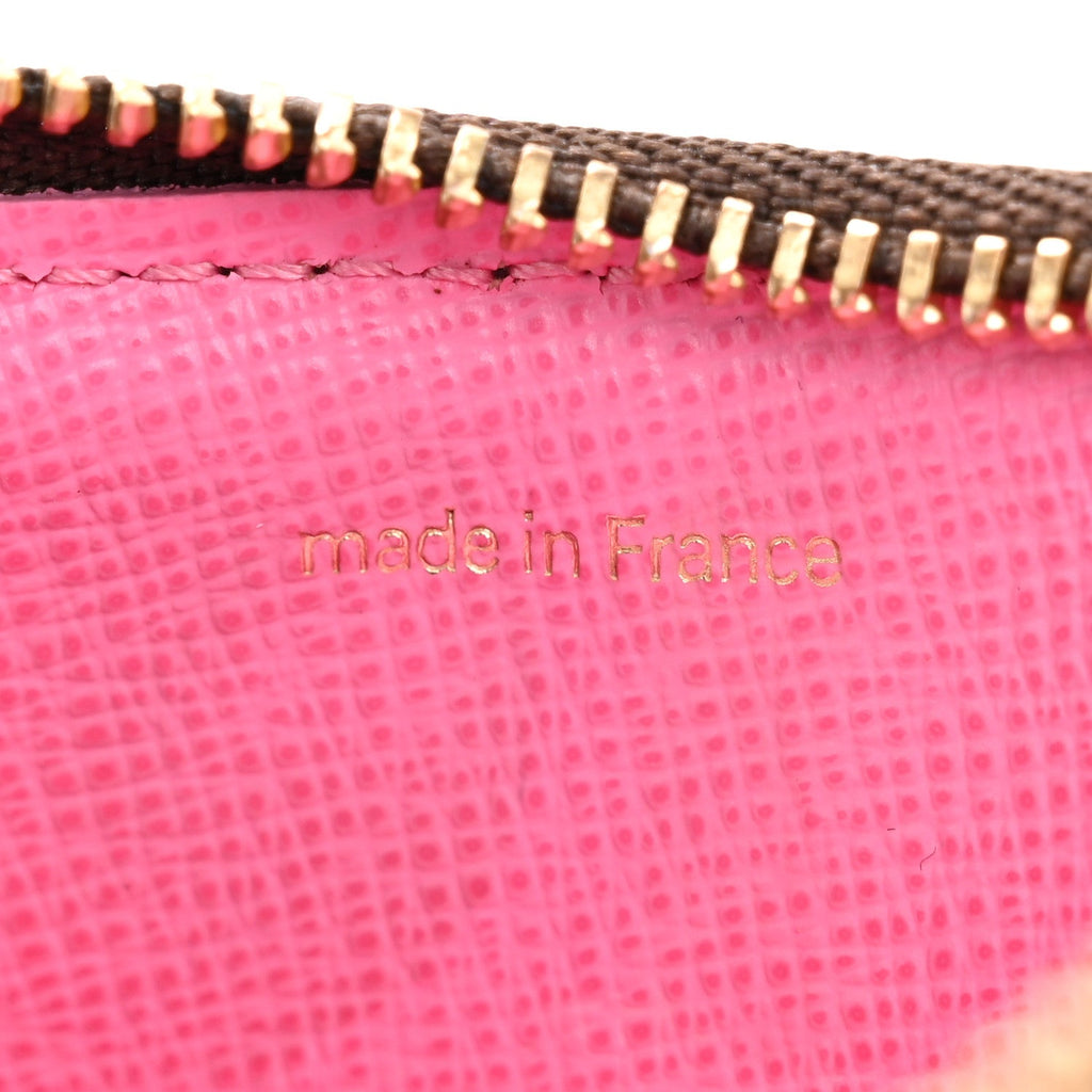 Louis Vuitton LV X YK Monogram Kusama Pumpkin Zipped Romy Card Holder
