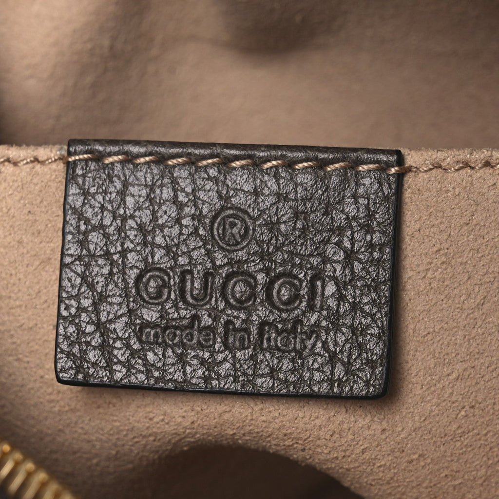Gucci GG Supreme Monogram Web Small Ophidia Belt Bag 75 30 Dark Brown