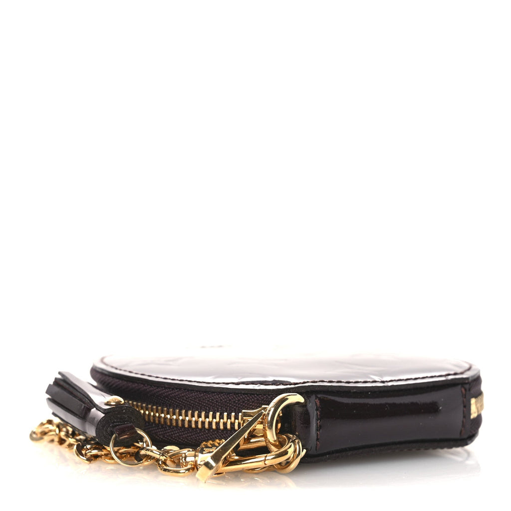 Louis Vuitton Vernis Chapeau Coin Purse Amarante