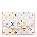Louis Vuitton LV X TM Monogram Multicolor Rosalie Coin Purse White Kawaii Pink