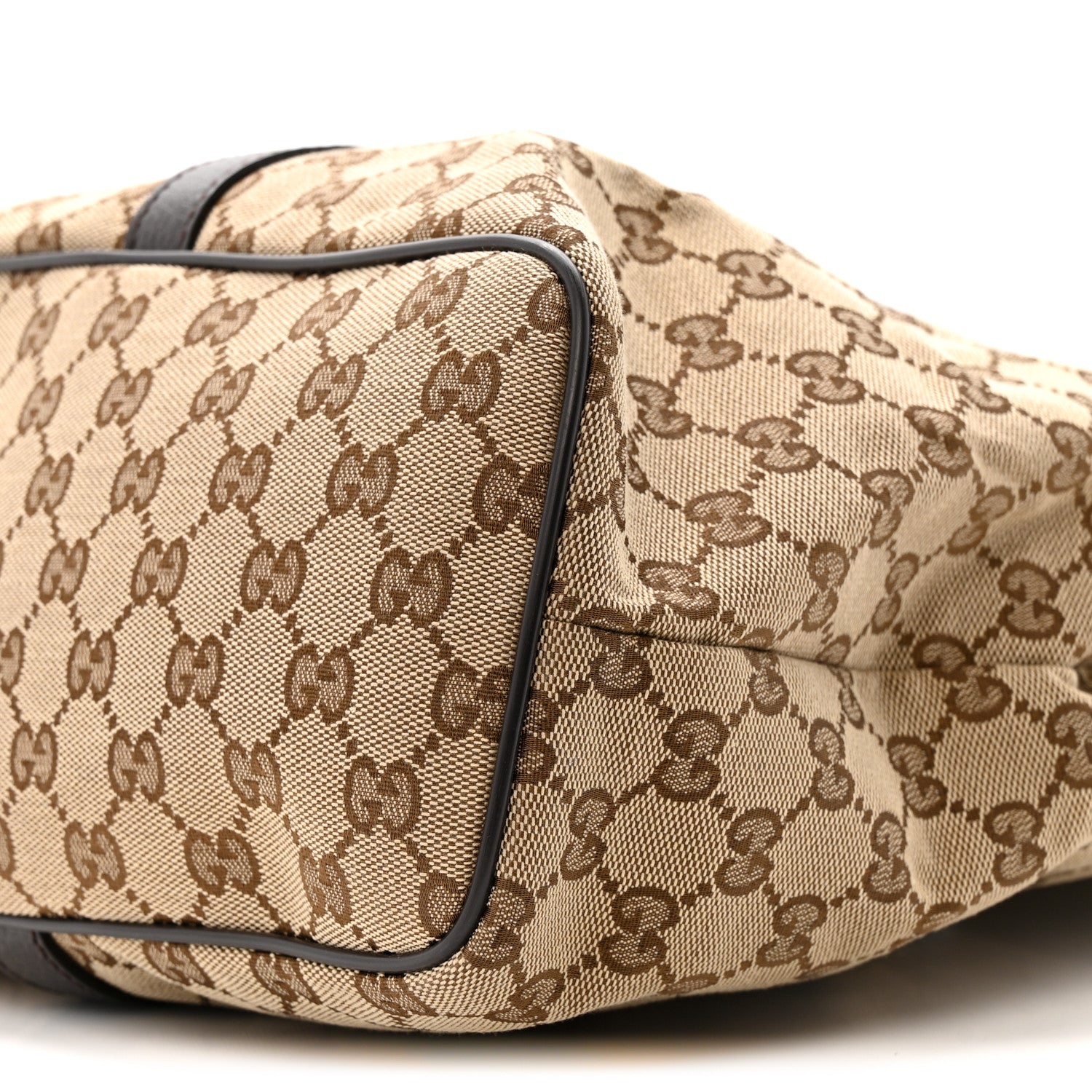 Gucci GG Monogram Large Joy Tote Bag Dark Brown