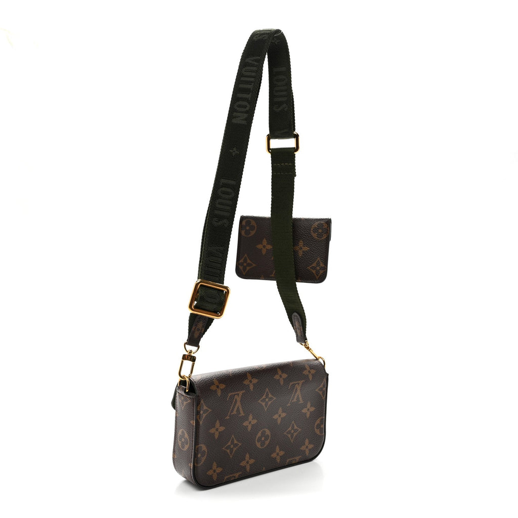 Louis Vuitton Monogram Felicie Strap & Go Kaki