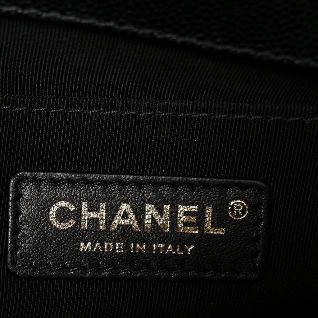 Chanel Caviar Quilted Small Boy Flap Black