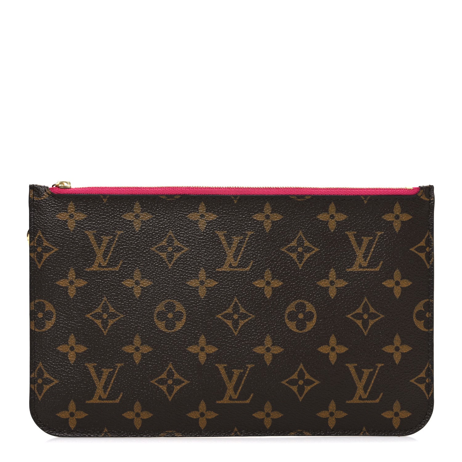 Louis Vuitton Monogram Neverfull MM GM Pochette Pivoine