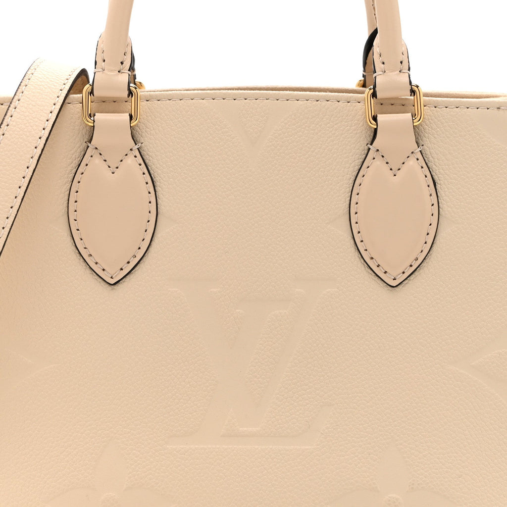 Louis Vuitton Empreinte Monogram Giant Onthego PM Cream Beige