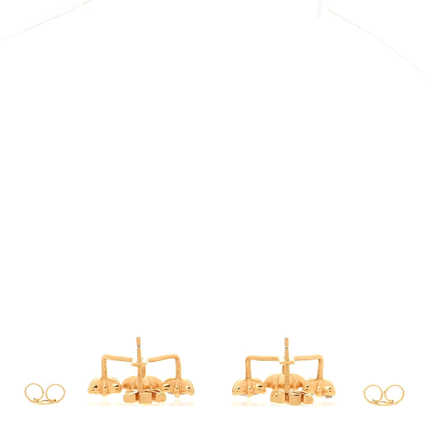 Louis Vuitton Metal Crystal Loulougram Earrings Multicolor