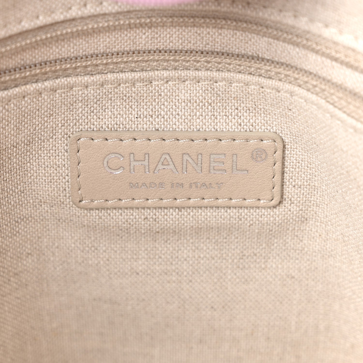 Chanel Mixed Fibers Small Deauville Tote Pink