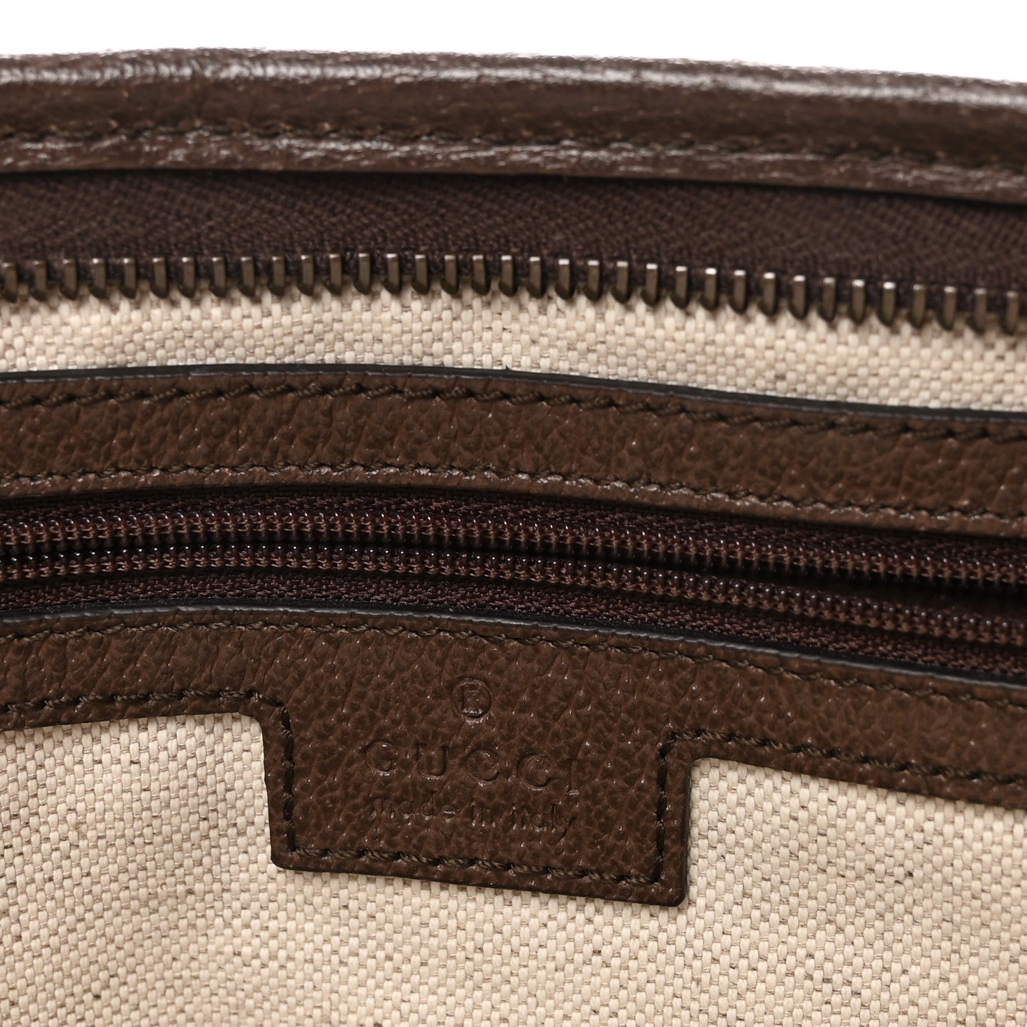 Gucci GG Supreme Monogram Web Ophidia GG Toiletry Case Beige New Acero