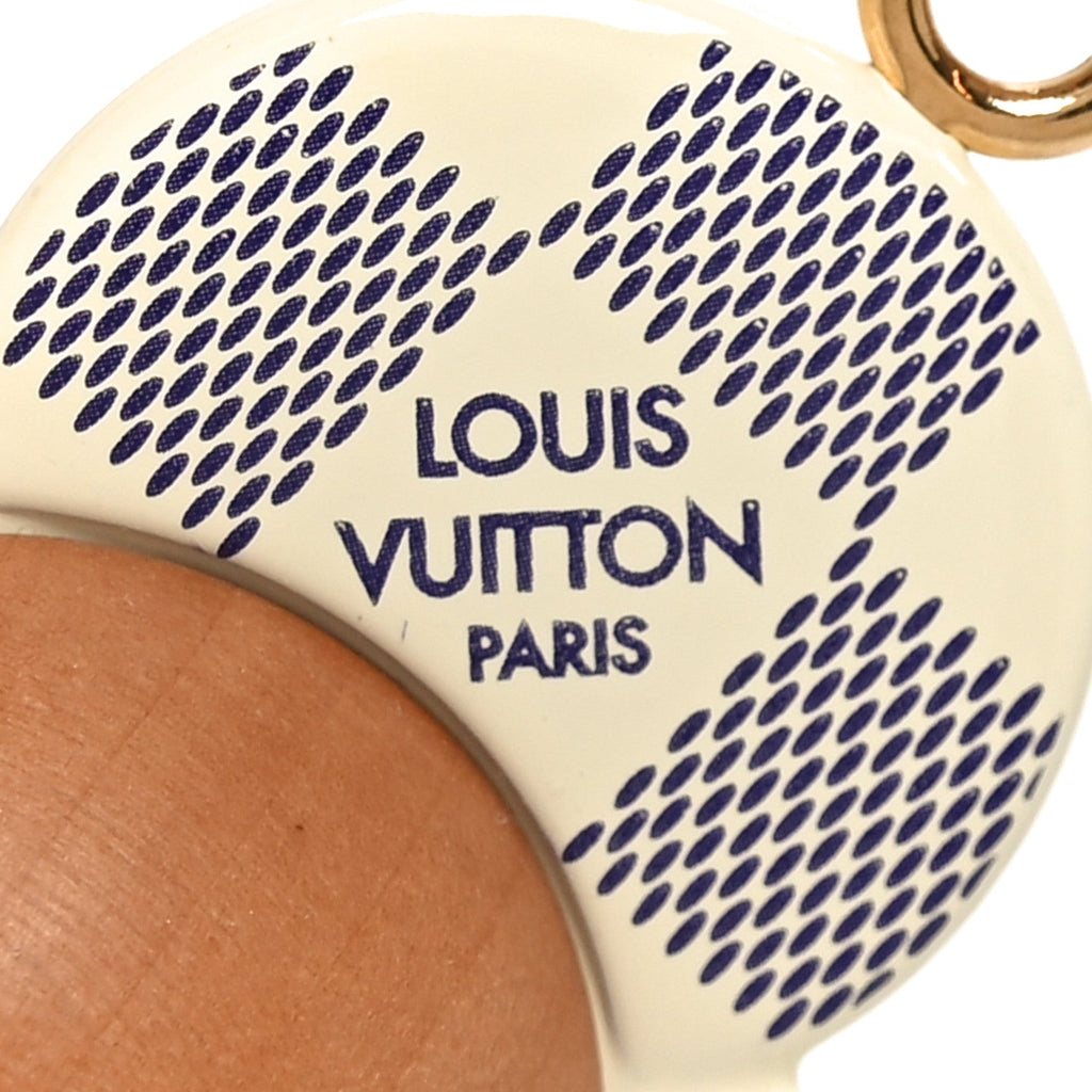 Louis Vuitton Wood Damier Azur Vivienne By The Pool Key Holder