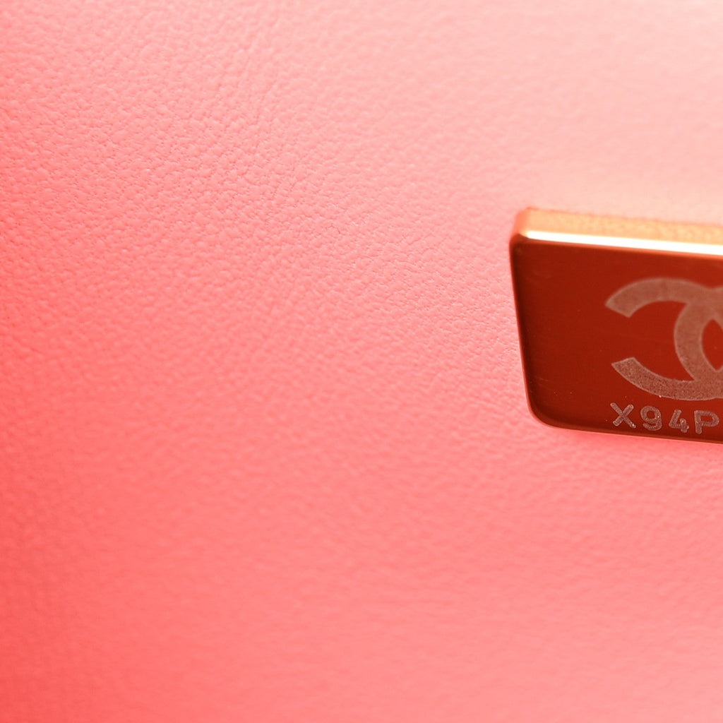 Chanel Caviar Quilted Small Double Flap Light Pink