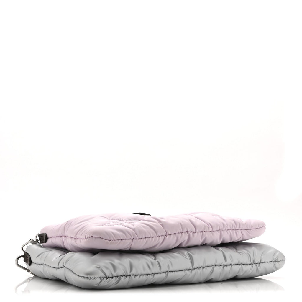 Louis Vuitton Econyl Monogram Pillow Maxi Multi Pochette Accessories Silver Pale Pink