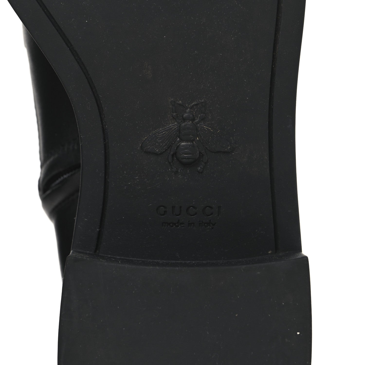 Gucci Flores Calfskin Nappa Matelasse GG 40mm Ankle Boots 37 Black