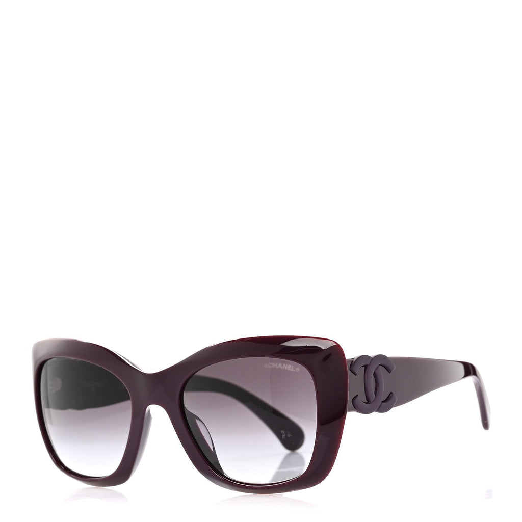 Acetate Square Sunglasses 71395 Purple