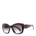 Acetate Square Sunglasses 71395 Purple