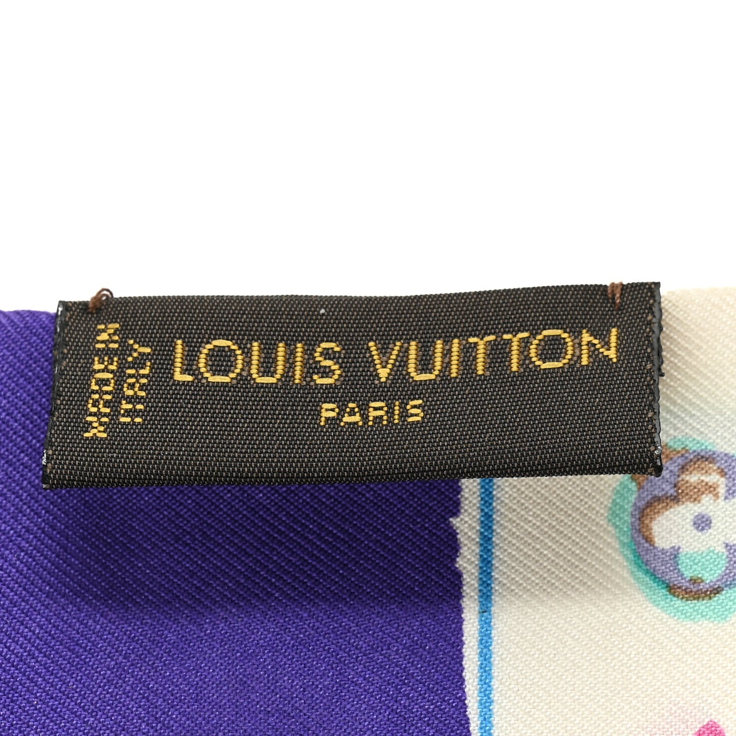 Louis Vuitton Silk Monogram Splash Bandeau