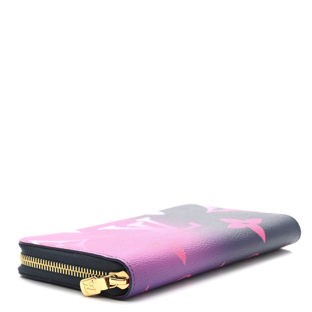 Louis Vuitton Monogram Giant Spring In The City Zippy Wallet Midnight Fuchsia