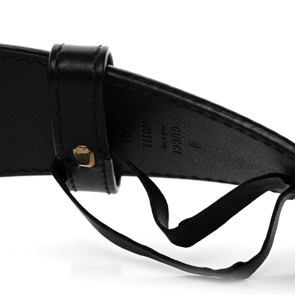Gucci Calfskin Double G 30mm Belt 70 28 Black