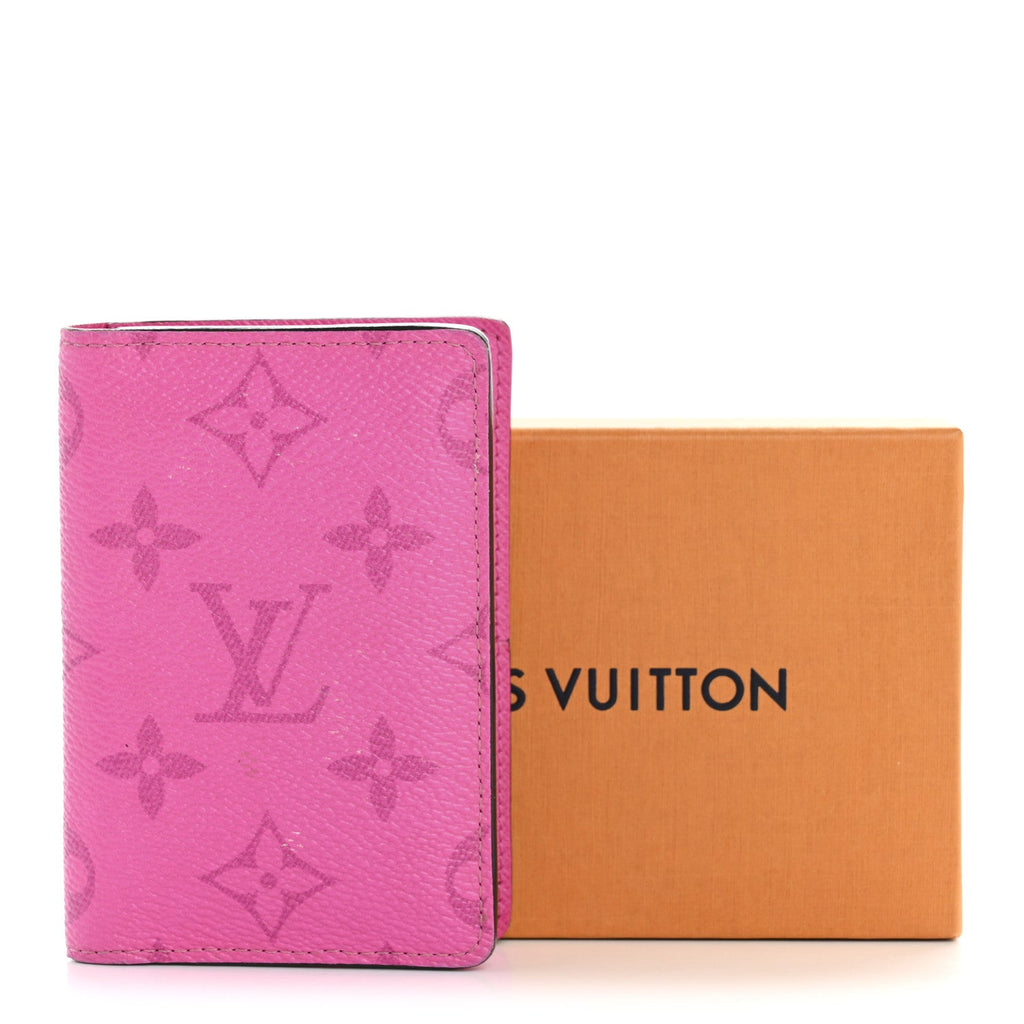 Louis Vuitton Taigarama Pocket Organizer NM Fuchsia