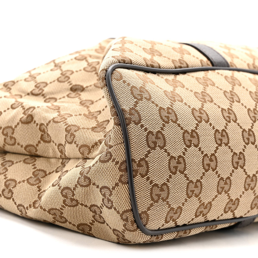 Gucci GG Monogram Large Joy Tote Bag Dark Brown