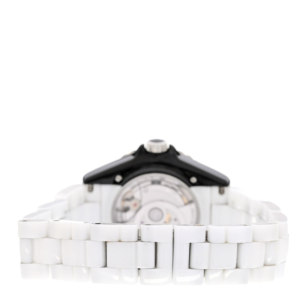 Chanel Stainless Steel Ceramic 38mm J12 Paradoxe Automatic Watch White