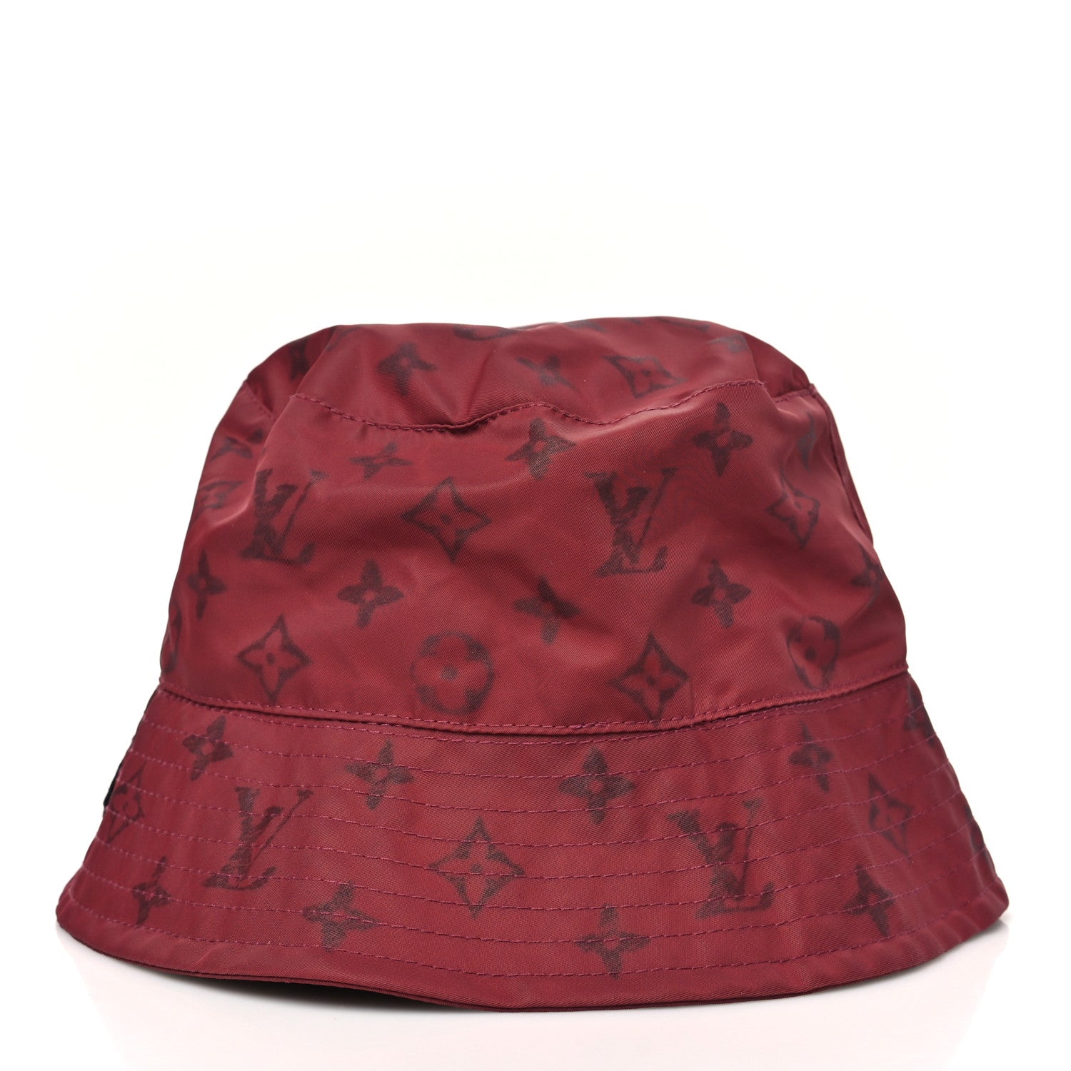 Louis Vuitton LV X Grace Coddington Polymade Monogram Pocket Bucket Hat M Raspberry