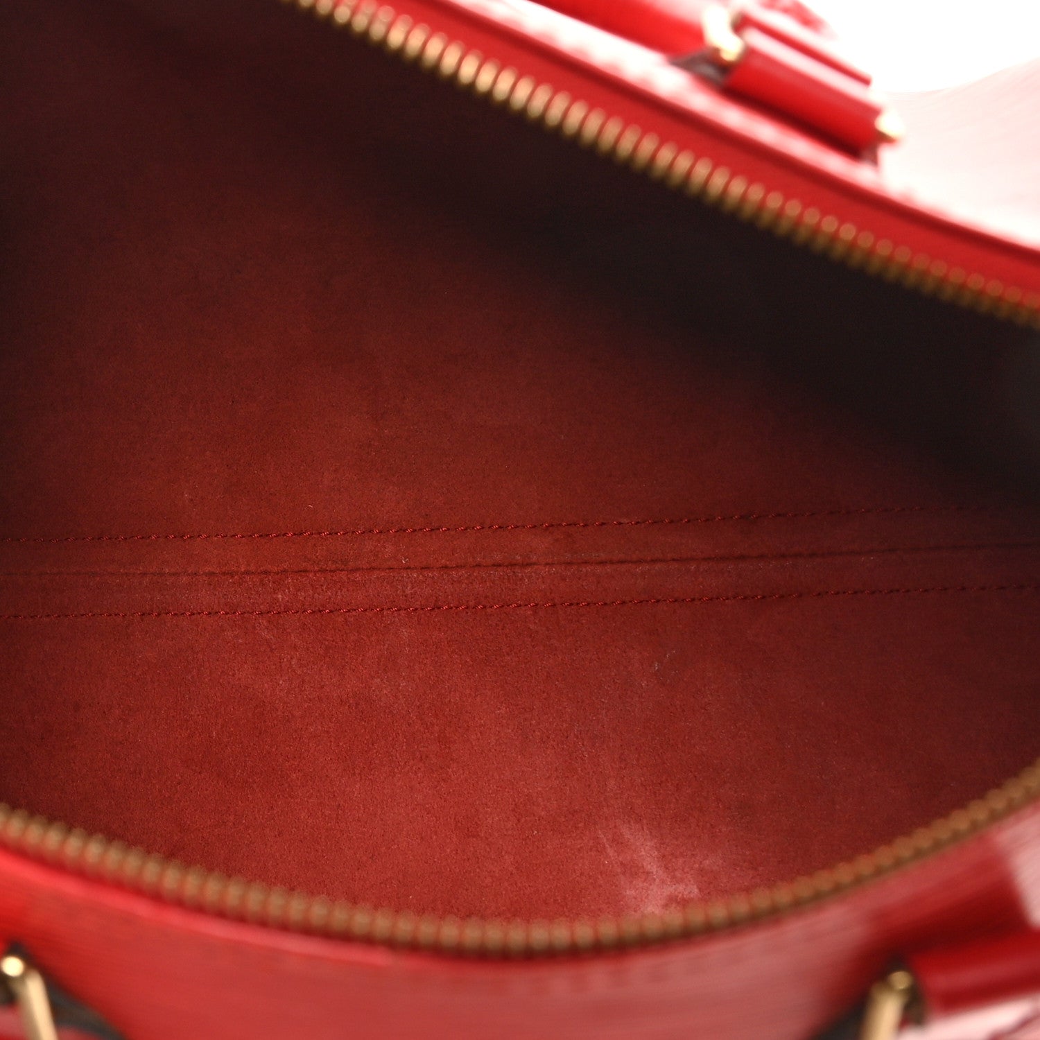 Louis Vuitton Epi Speedy 30 Castillan Red