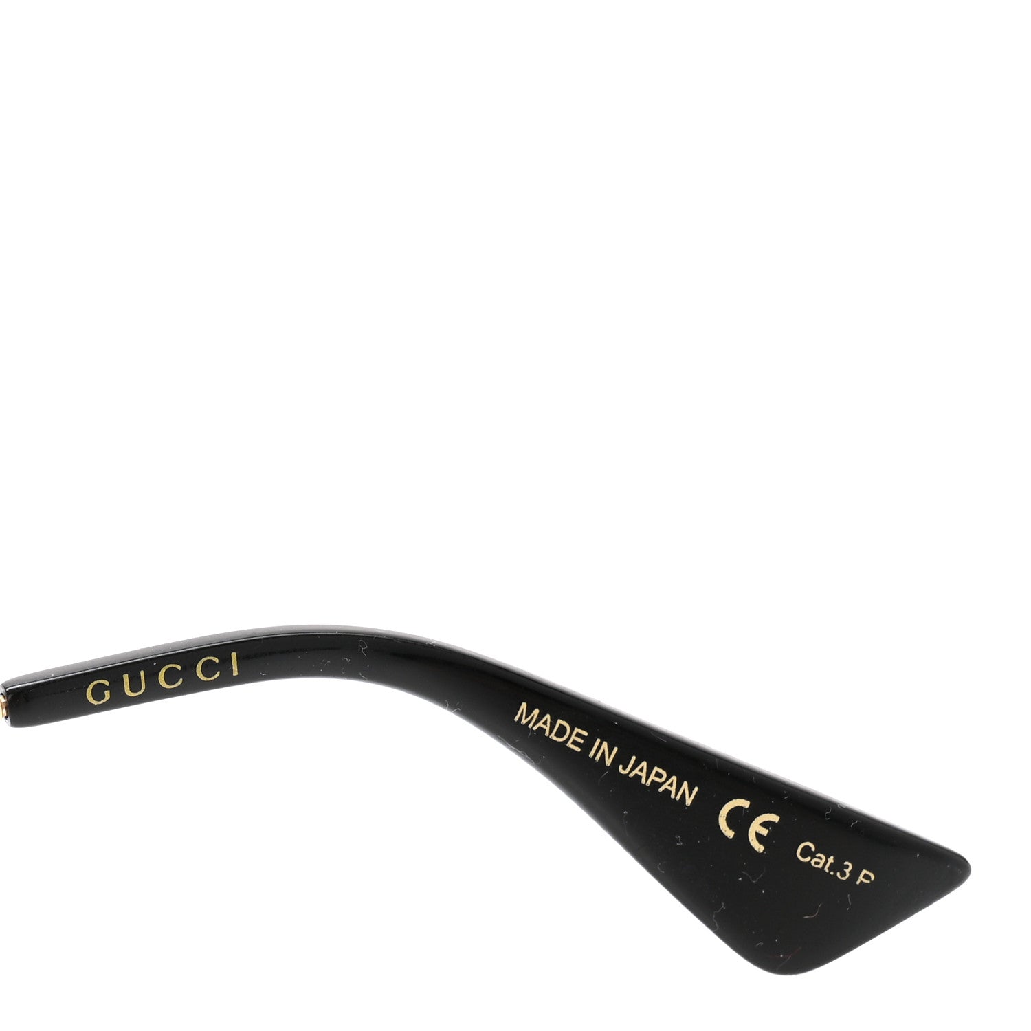 Gucci Aviator Sunglasses GG0062S Black Gold