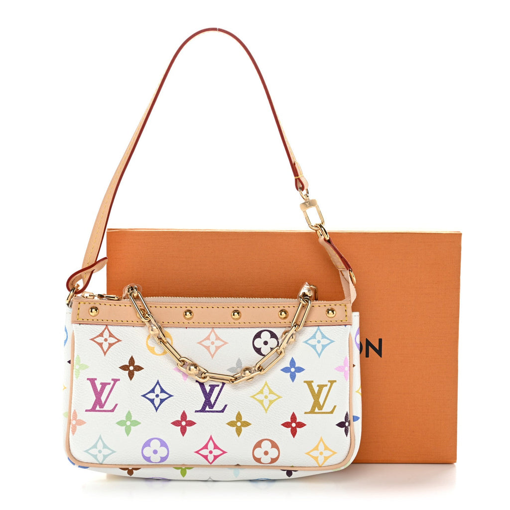 Louis Vuitton LV X TM Monogram Multicolor Pochette Accessories White