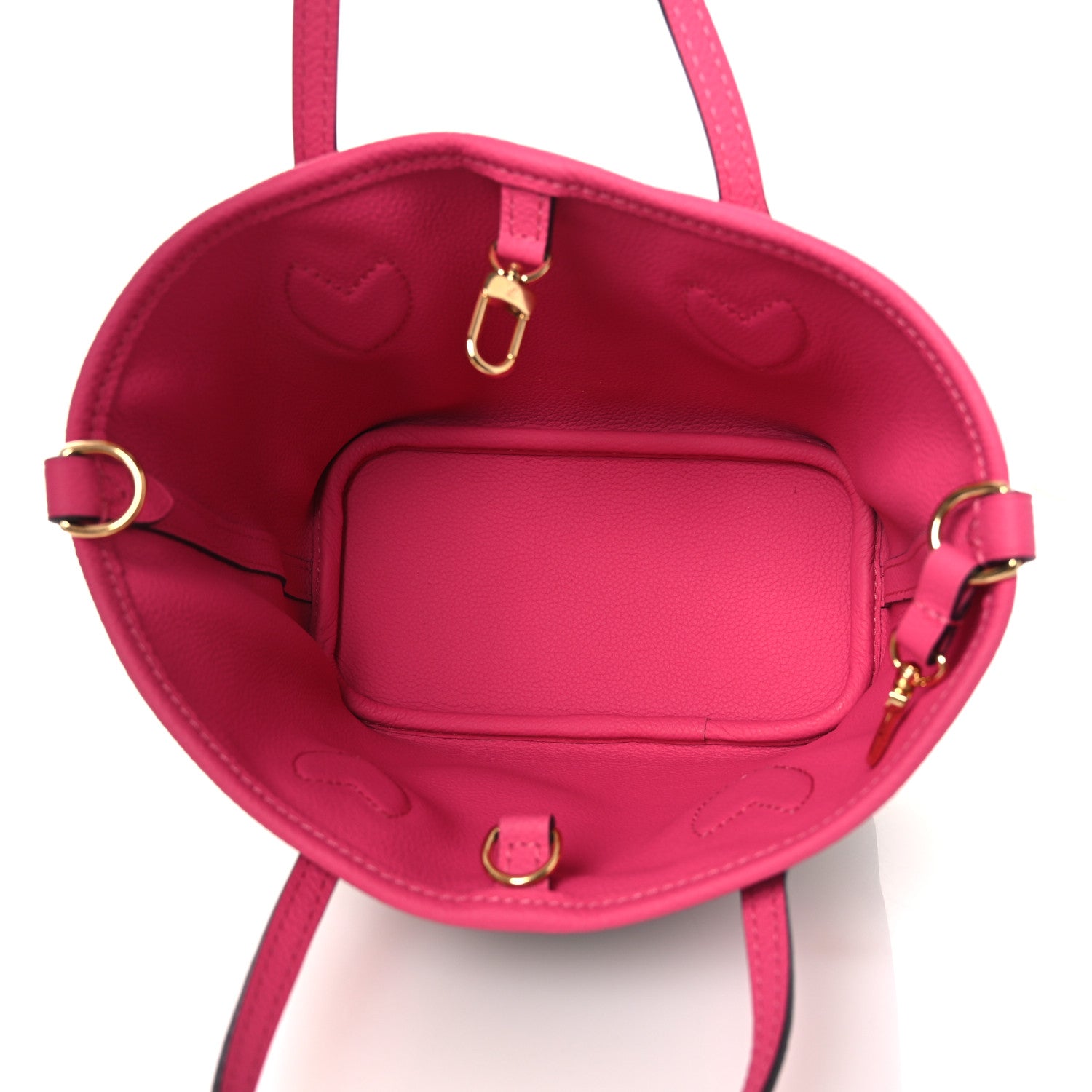 Louis Vuitton Monogram Neverfull Inside Out Bandouliere BB Rose Pondichery