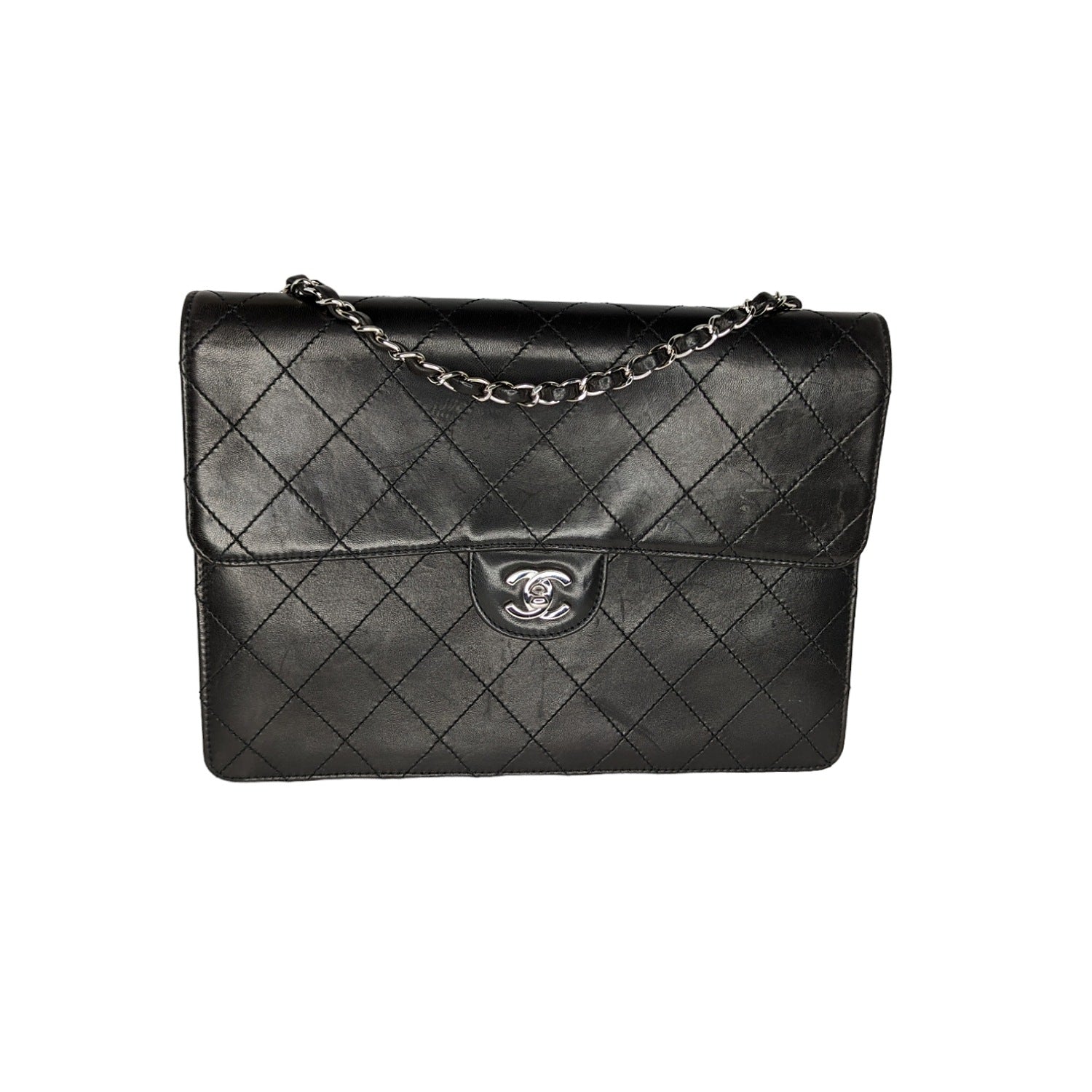 Chanel bag Vintage Square Classic Single Flap Bag Lambskin