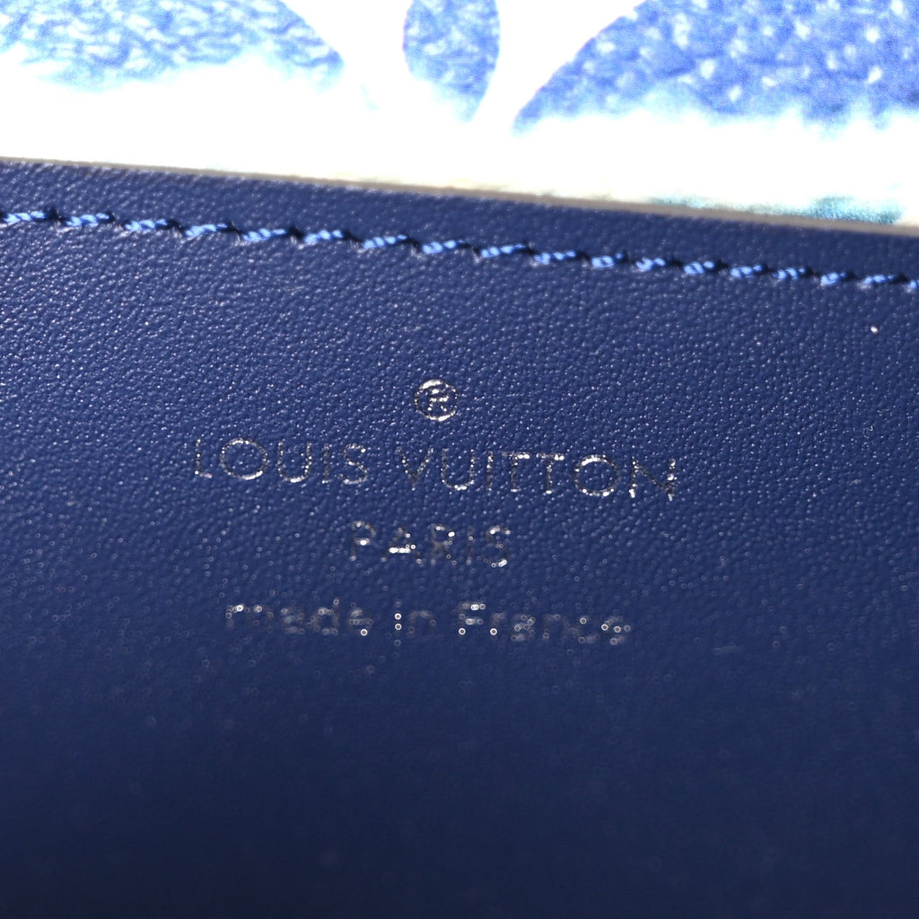 Louis Vuitton Monogram Escale 30mm Daily Multi Pocket Belt 80 32 Blue